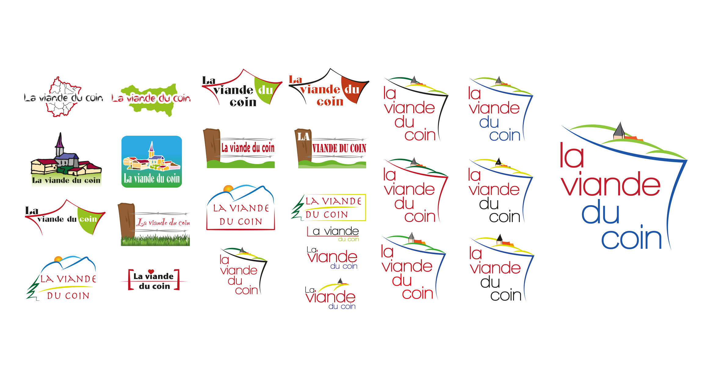 Création de nom et création de logo viande du coin