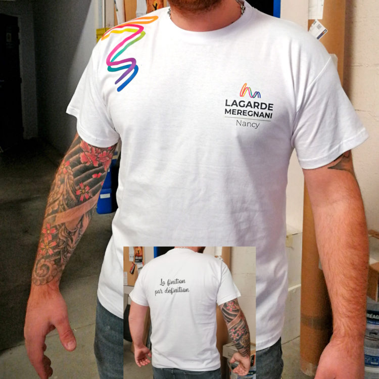 tshirts personnalises lagarde meregnani