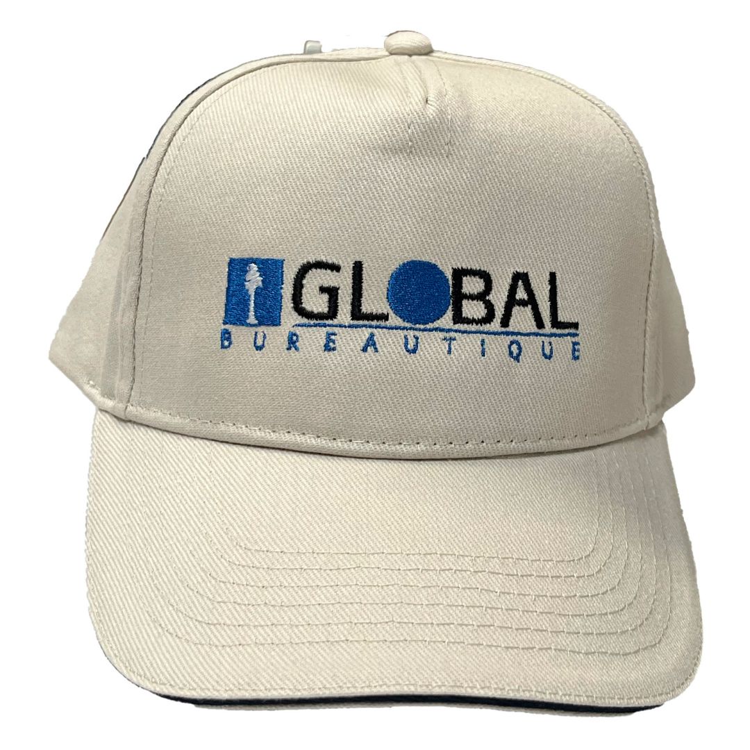 Casquettes personnalisées avec broderie front