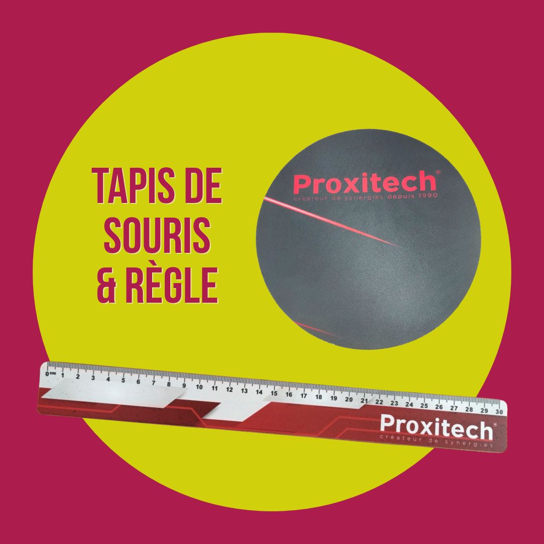 Règles et tapis de souris personnalisés en impression quadri
