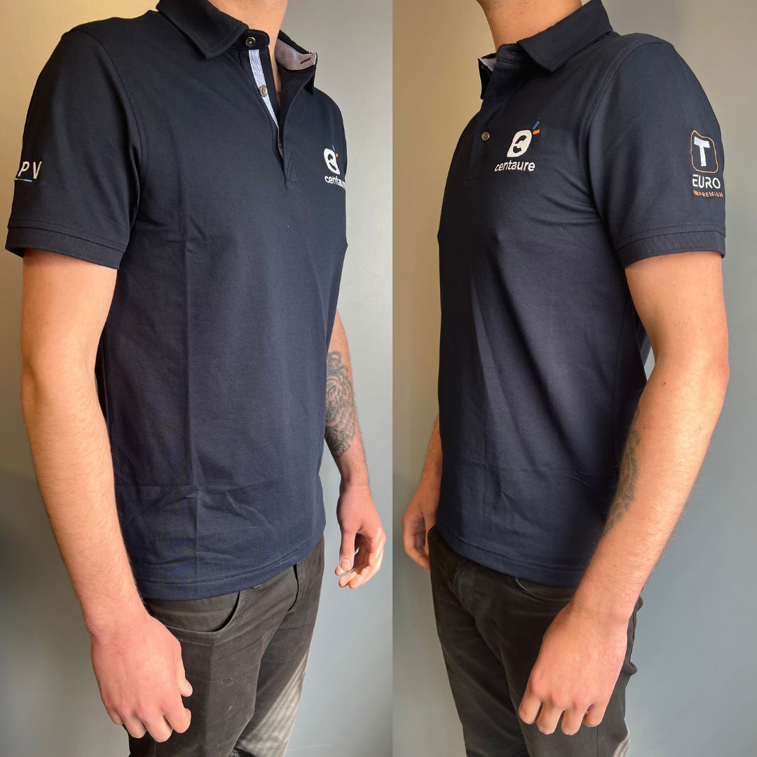 Polos homme premium personnalisés par broderie